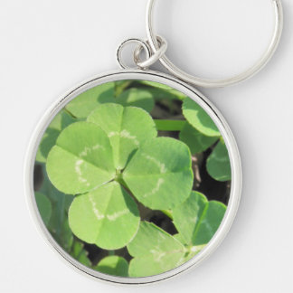4 Leaf Clover Good Luck Charm Keychain