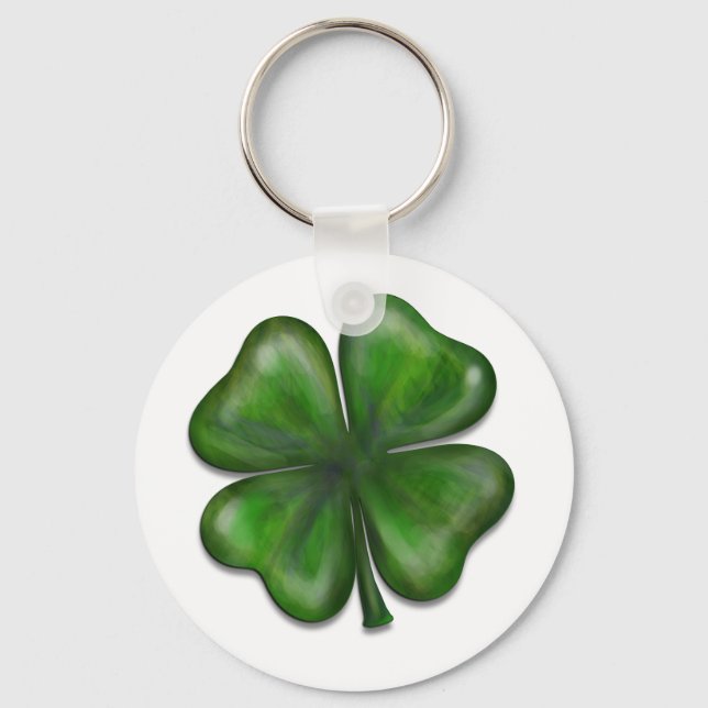 4 leaf clover keychain (Front)