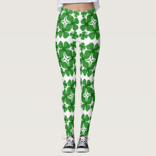 4 leaf clover leggings