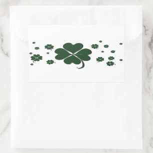 4 Leaf Clover Shamrock St. Patrick's Day Sticker