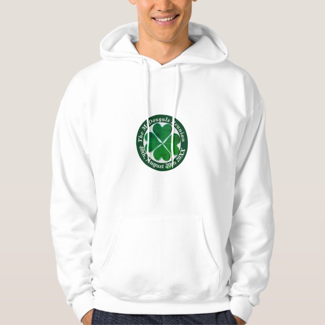 4 Leaf Clover St. Patrick's Day Hoodie (Front)