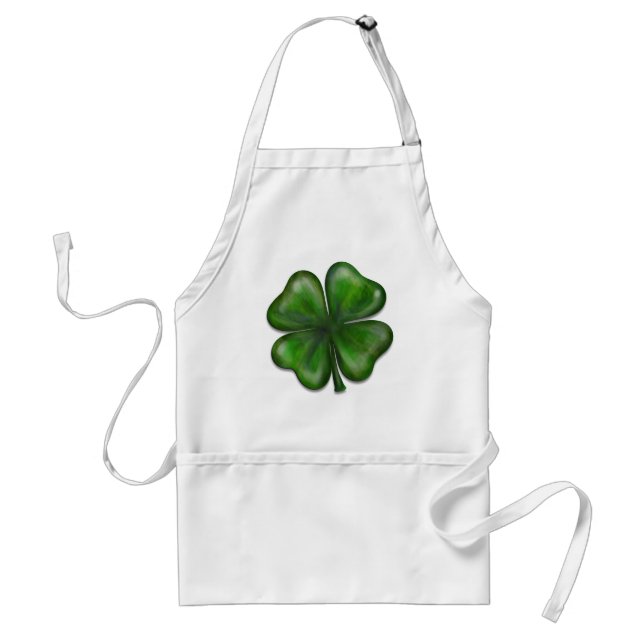 4 leaf clover standard apron (Front)
