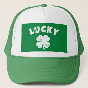 4 Leaf Lucky Clover St. Patrick's  Day  Trucker Hat