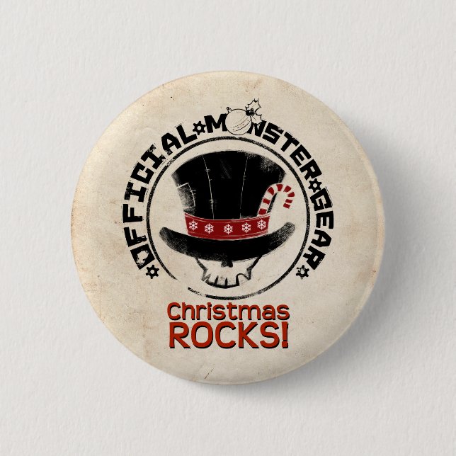 4 Little Monsters - Andy Holiday 2 Inch Round Button (Front)