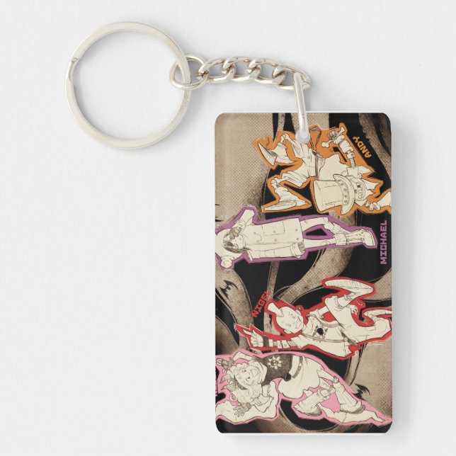 4 Little Monsters - Group Keychain (Front)
