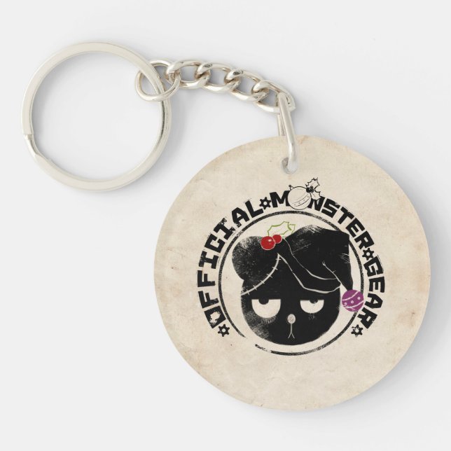 4 Little Monsters - Michael Holiday Logo Keychain (Front)