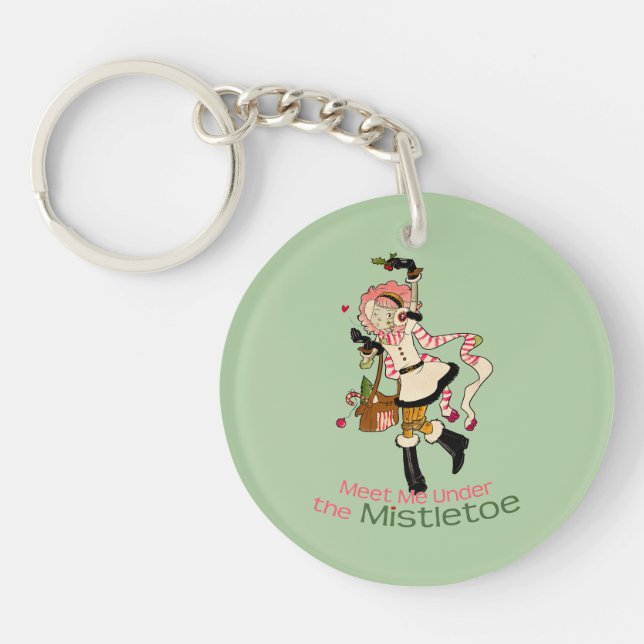 4 Little Monsters - Nessa Holiday Keychain (Front)