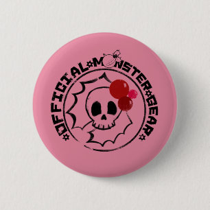 4 Little Monsters - Nessa Holiday Logo 2 Inch Round Button