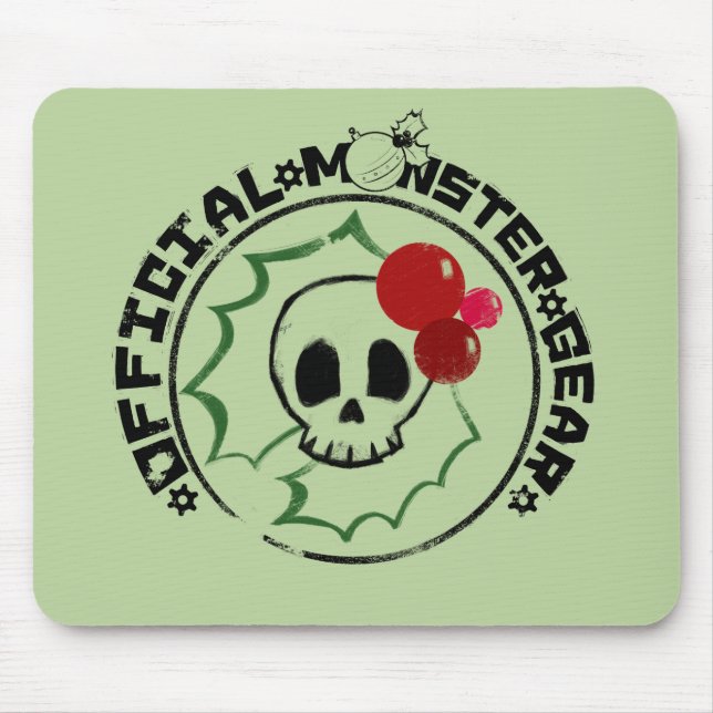 4 Little Monsters - Nessa Holiday Logo 2 Mouse Pad (Front)