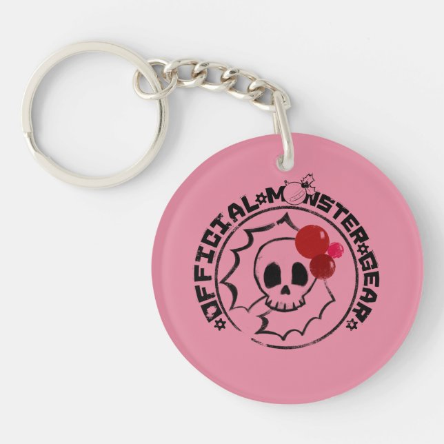 4 Little Monsters - Nessa Holiday Logo Keychain (Front)