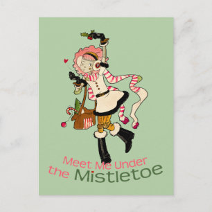 4 Little Monsters - Nessa Holiday Postcard