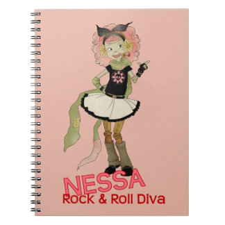 4 Little Monsters - Nessa Notebook