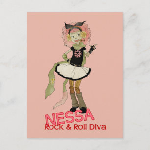 4 Little Monsters - Nessa Postcard