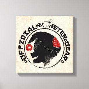 4 Little Monsters - Nigel Holiday Logo Canvas Print