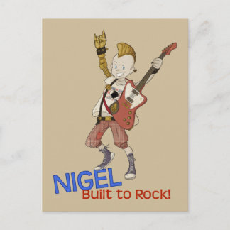 4 Little Monsters - Nigel Postcard