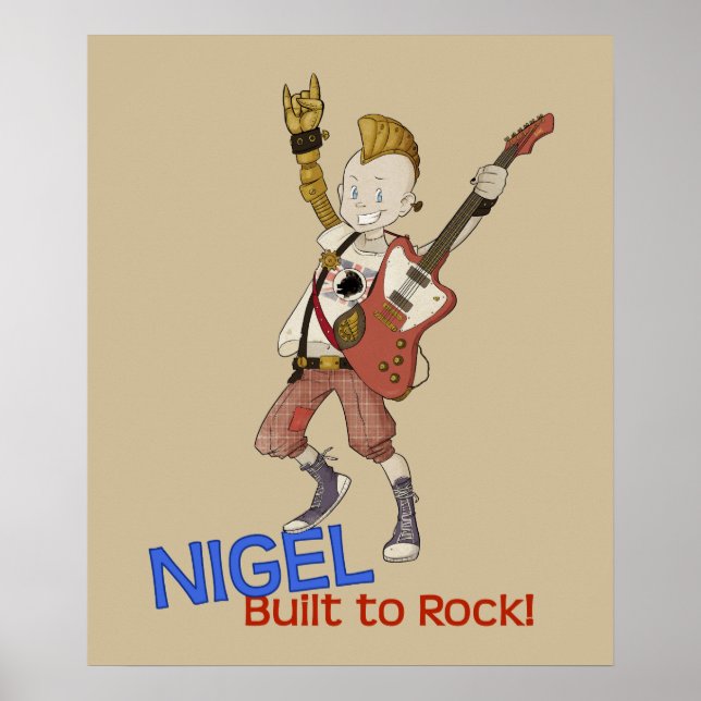 4 Little Monsters - Nigel Poster (Front)