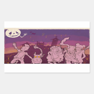 4 Little Monsters - Night Music Sticker