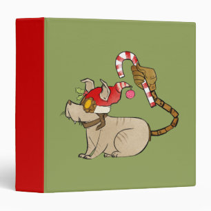 4 Little Monsters - Tesla Holiday Logo Binder