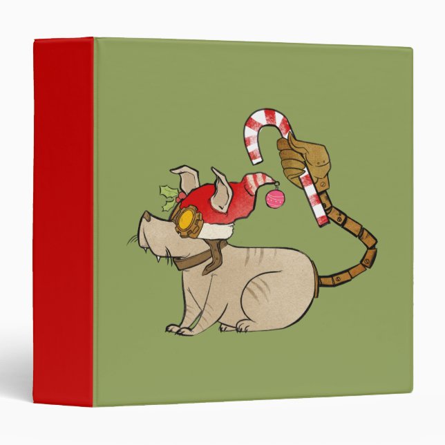 4 Little Monsters - Tesla Holiday Logo Binder (Front/Spine)