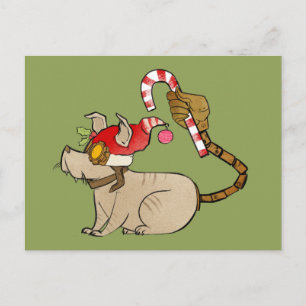 4 Little Monsters - Tesla Holiday Logo Postcard