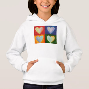 4 Love Hearts Art Custom Hoodie Sweatshirt