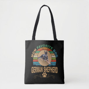 4 Mom Favourite Dog German Shepherd Tote Bag