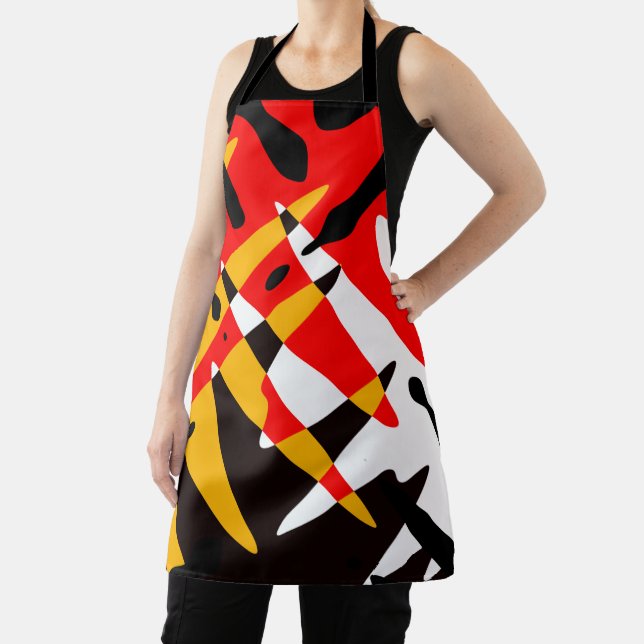 4 Nations Apron Personalized Tribal Art Apron (Insitu)