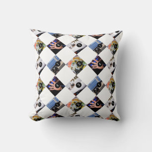 4 of your favourite photos to make your one of kin throw pillow