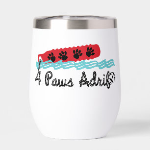 4 pattes Adrift La vie est courte. Amuse ton chien