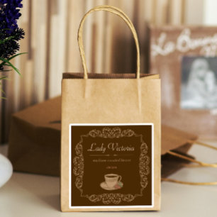 4 pcs Vintage Brown custom coffee