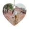 4 Photo 1st Xmas Engaged Rustic Faux Wood Heart