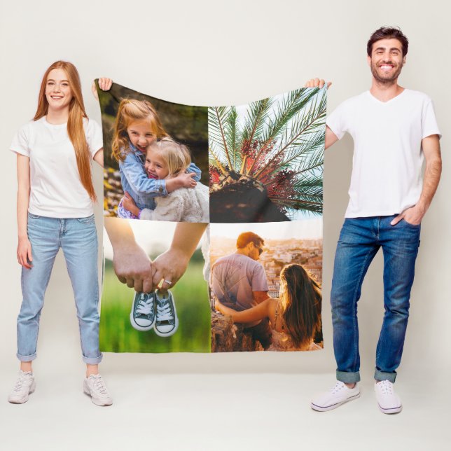 4 Photo Blanket Edge Print Template Soft (In Situ)