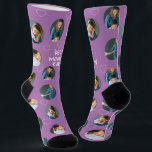 4 Photo Collage Best Mommy Ever Socks<br><div class="desc">4 Photo Collage Template Make Your Own Fun pair of socks - featuring the words 'Best Mommy Ever' perfect for Mother's day or any day to show how much you love your mother - socks from Ricaso - With scattered love heart details - available in different colours in store</div>