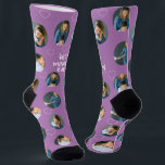 4 Photo Collage Best Mommy Ever Socks<br><div class="desc">4 Photo Collage Template Make Your Own Fun pair of socks - featuring the words 'Best Mommy Ever' perfect for Mother's day or any day to show how much you love your mother - socks from Ricaso - With scattered love heart details - available in different colours in store</div>