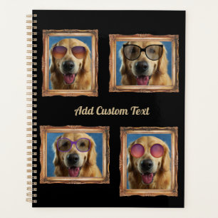 4 Photo Collage Chiens Vintages Chiens de cadre An