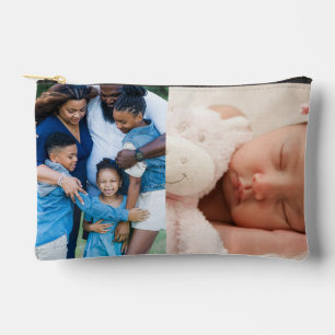 4 Photo Collage Custom Accessory Pouch
