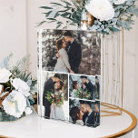 4-Photo Collage Custom Photo Block<br><div class="desc">4-Photo Collage Personalized design.</div>