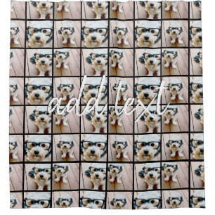 4 Photo Collage Duplicated All Over Can Edit Colou