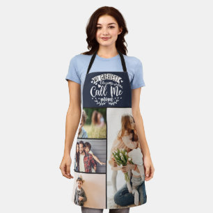 4 photo collage mom keepsake mothers day apron