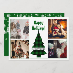 4 Photo Collage Personalized Holiday
