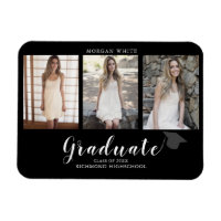 4 photo Collage Simple Modern Graduation 