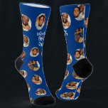 4 Photo Collage Worlds Best Dad Socks<br><div class="desc">4 Photo Collage Template Make Your Own Fun pair of socks - featuring the words ' Worlds Best Dad' perfect for fathers day or any day to show how much you love your father - socks from Ricaso - available in different colours in store</div>