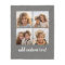 4 Photo Collage - you can change grey colour