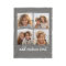 4 Photo Collage - you can change grey colour