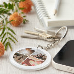 4 Photo Custom Collage Personalized Keychain<br><div class="desc">Create a Custom Photo Collage unique customized personalized 4 Photo keychain from Ricaso - add your own 4 photographs. perfect for a gift for yourself or others.</div>