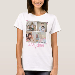 4 Photo Custom Collage Personalized T-Shirt