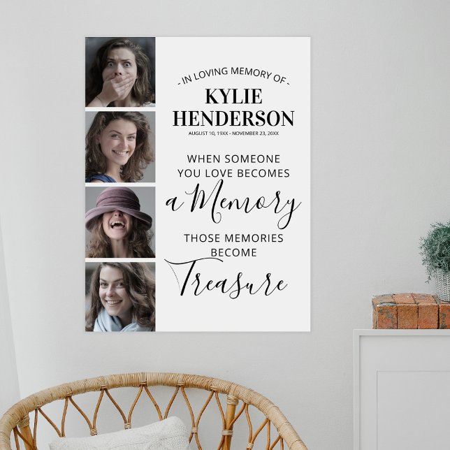 4 Photo Dans Aimer Hommage Poster (Créateur téléchargé)