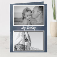 4 Photo Father's Day Card From Loving Daughter