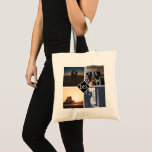 4 Photo Personalized Collage Monogrammed Tote Bag<br><div class="desc">4 Photo Personalized Collage Monogrammed tote bag from Ricaso - available in a range of colours</div>