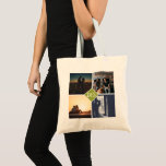 4 Photo Personalized Collage Monogrammed Tote Bag<br><div class="desc">4 Photo Personalized Collage Monogrammed tote bag from Ricaso - available in a range of colours</div>
